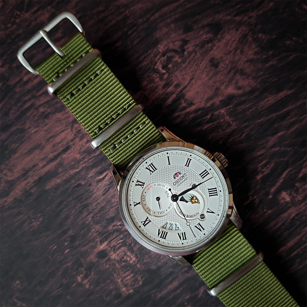 time+ NATO G10 バリスティックナイロン ストラップ 時計ベルト オリーブ