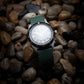 time+ FKM ラバー フッ素ゴム トロピカル スタイル クイックリリース 高耐久 腕時計ベルト グリーン