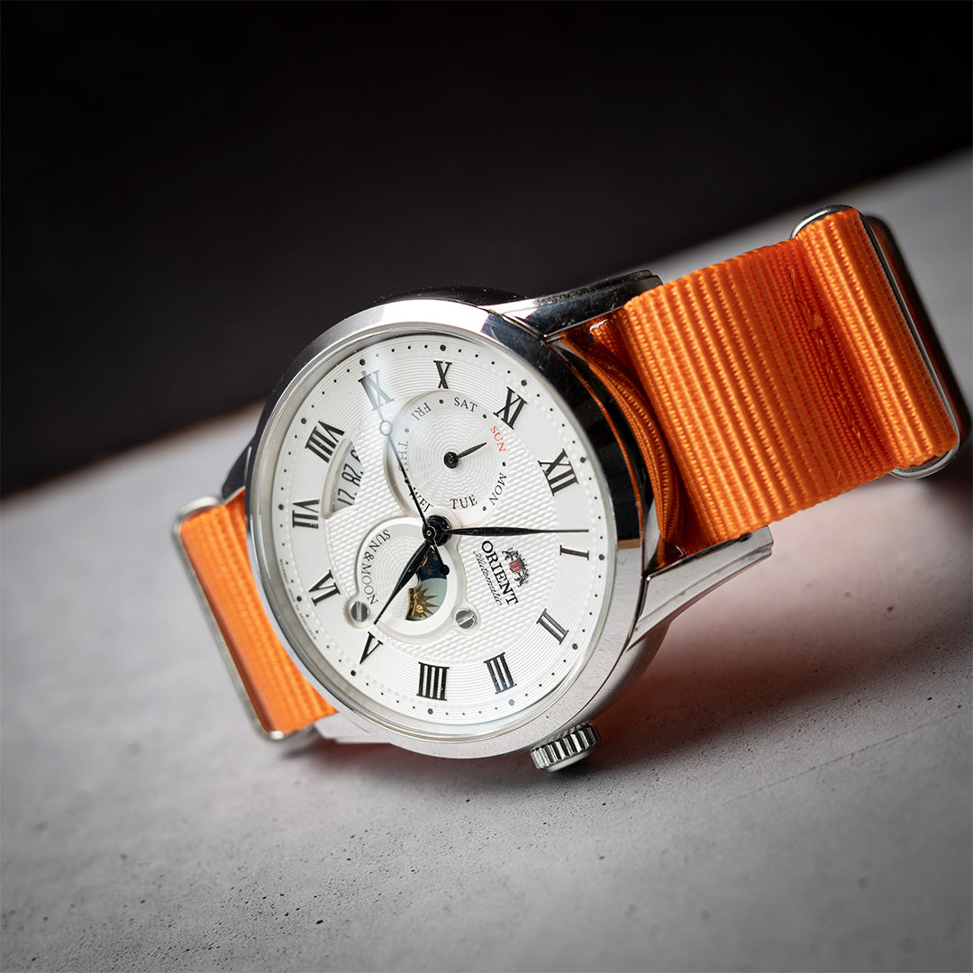 time+ NATO G10 バリスティックナイロン ストラップ 時計ベルト オレンジ