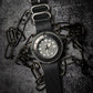 time+ NATO ZULU 3-ring シートベルトナイロン ストラップ 腕時計ベルト ミリタリーバンド ブラック