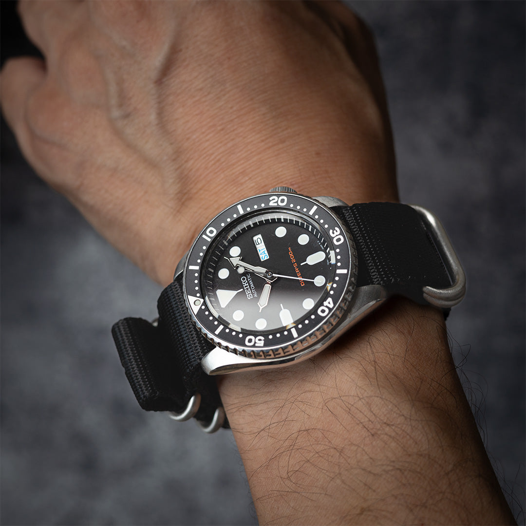 time+ NATO ZULU 5-ring シートベルトナイロン ストラップ 腕時計 ...