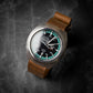 time+ NATO ZULU 3-ring ヴィンテージレザー ストラップ腕時計ベルト ミリタリーバンド ブラウン