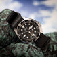 time+ NATO ZULU 5-ring Seat Belt Nylon Military Watch Strap Black