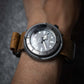 time+ NATO ZULU 5-ring ヴィンテージレザー ストラップ腕時計ベルト ミリタリーバンド ブラウン