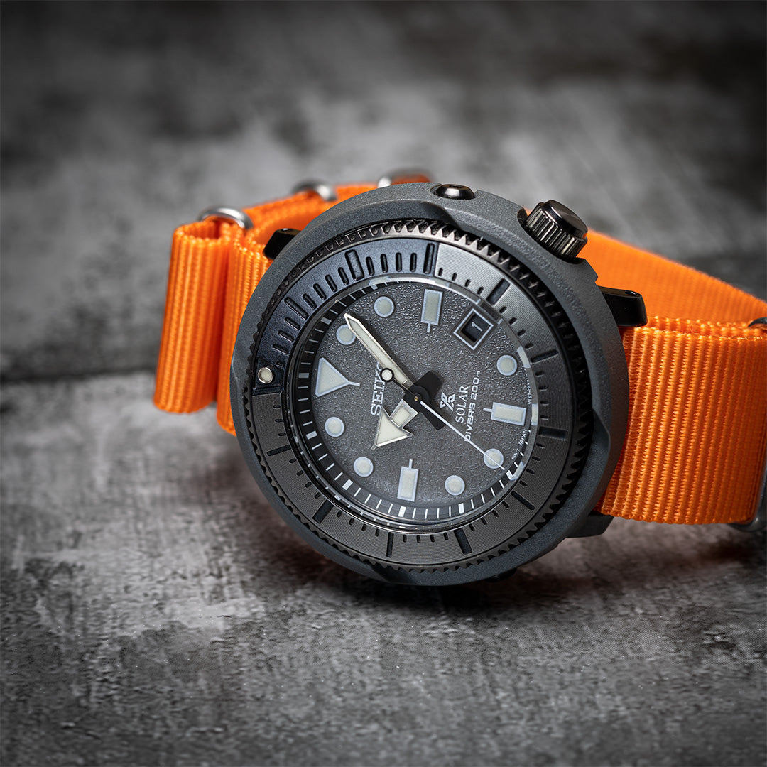time+ NATO G10 バリスティックナイロン ストラップ 時計ベルト オレンジ