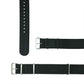 time+ NATO G10 Silky Seat Belt Nylon Military Watch Strap Black
